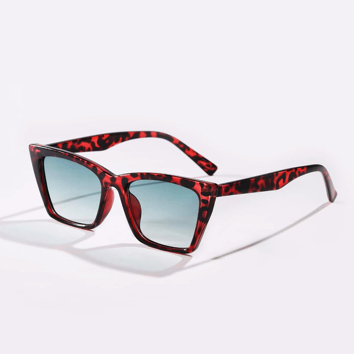 Ladies Cat-Eye Sunglasses with Unique Angular Frame Bowlift