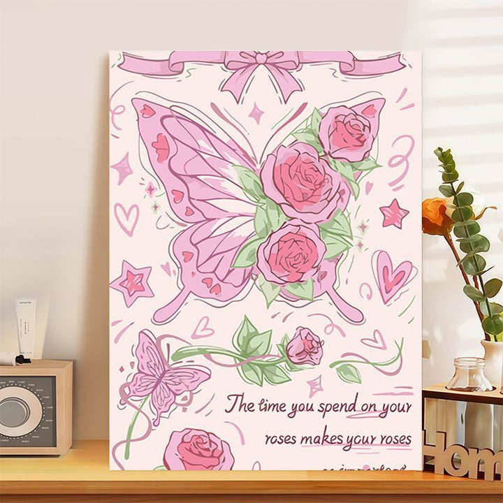 Decorative Butterfly-Themed Canvas Art Bowlift