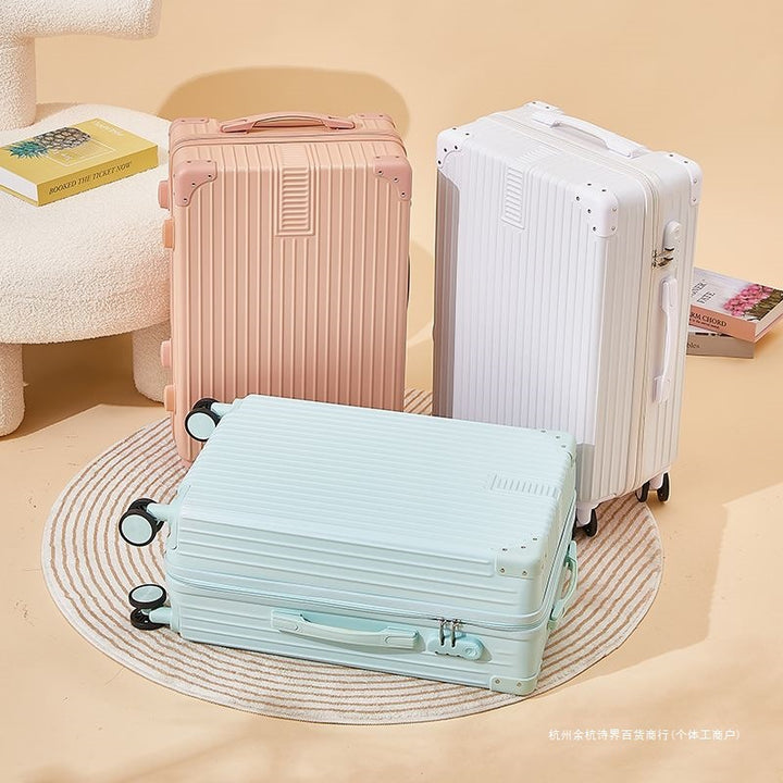 Hard-shell suitcase with double safety lock and flexible interior Bowlift