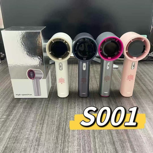 Women's portable hand fan with digital display Bowlift