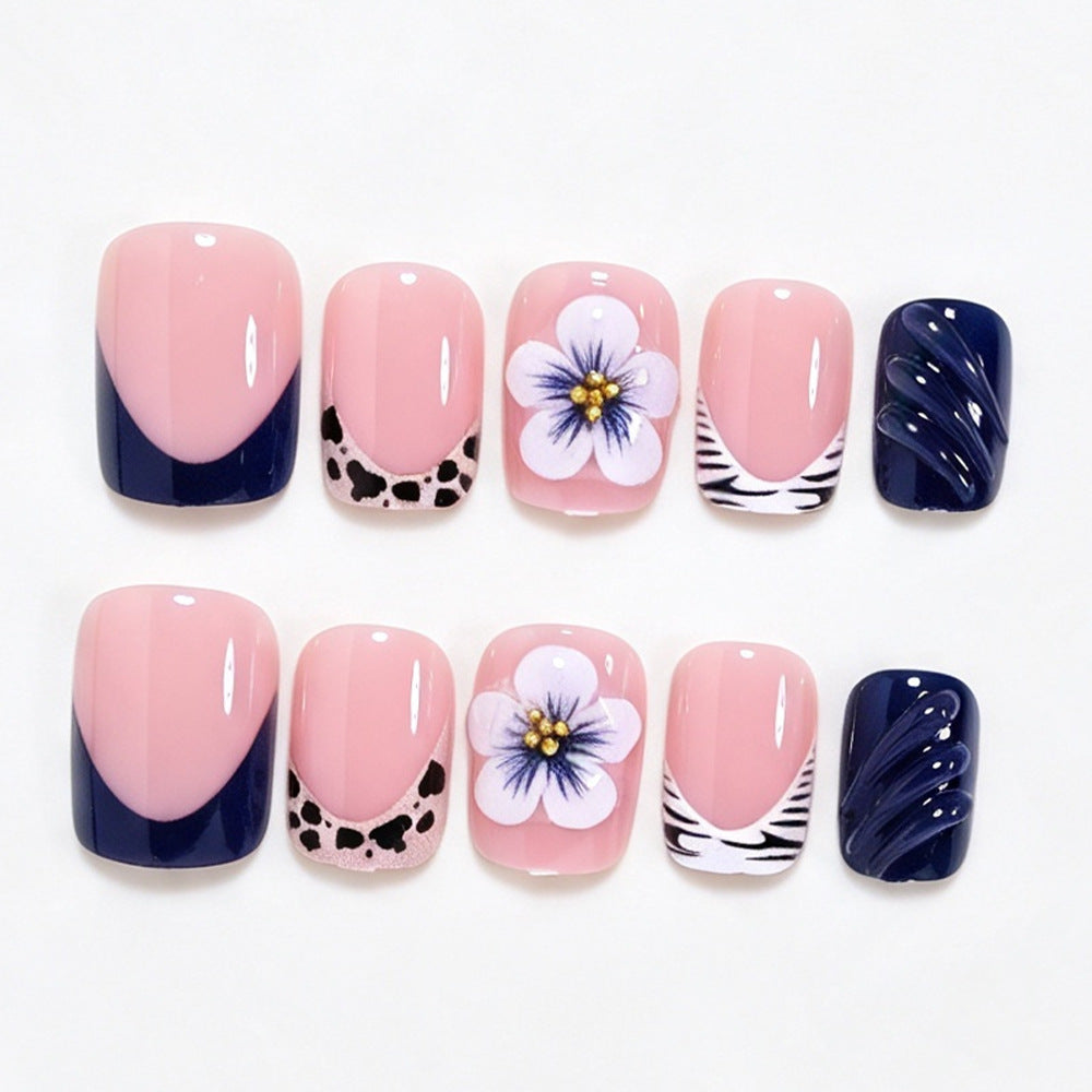 Floral Accented Nail Art Set Bowlift