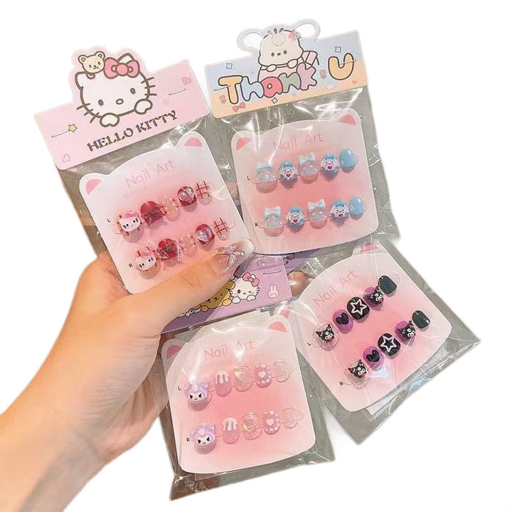 Creative Nail Art with Kuromi Motif Bowlift