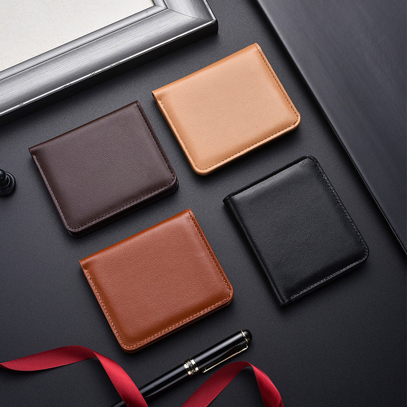 Slim Leather Bi-Fold Wallet Bowlift
