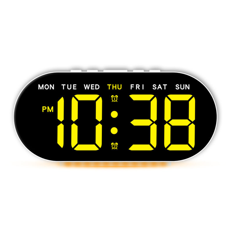 Digital alarm clock with adjustable LED display Bowlift