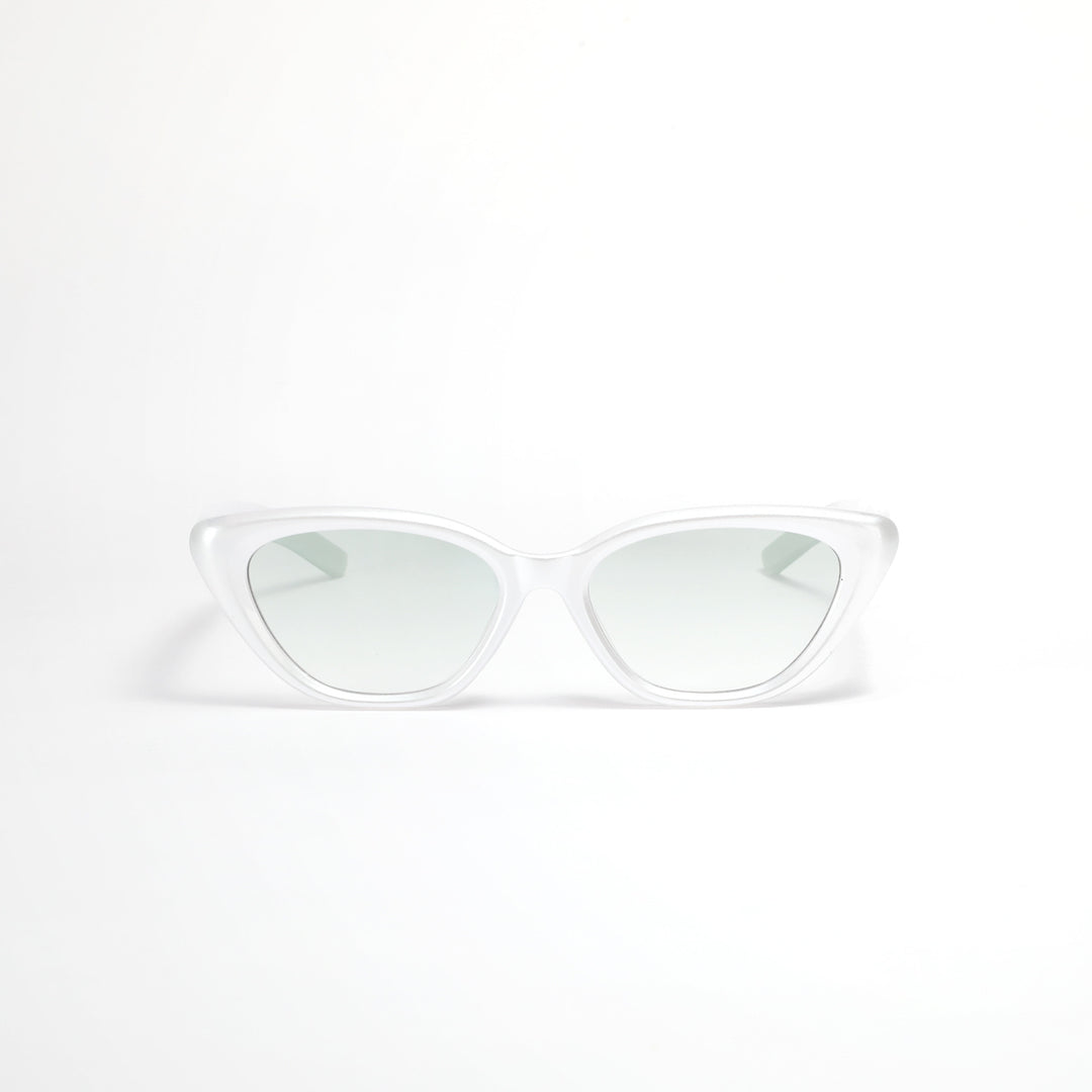 Women Cat-Eye Sunglasses with Transparent Design Bowlift