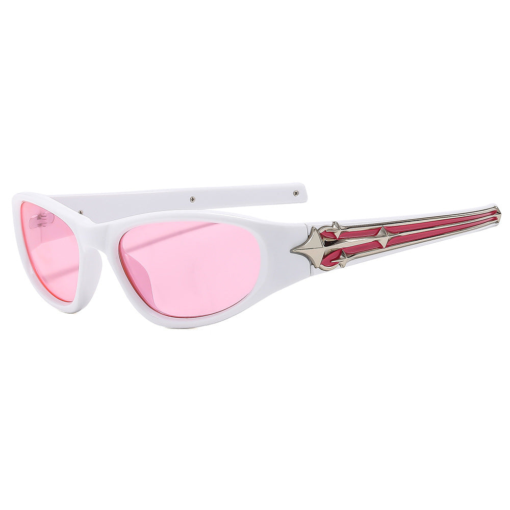 Ladies stylish sports sunglasses with fashionable frame and UV protection Bowlift