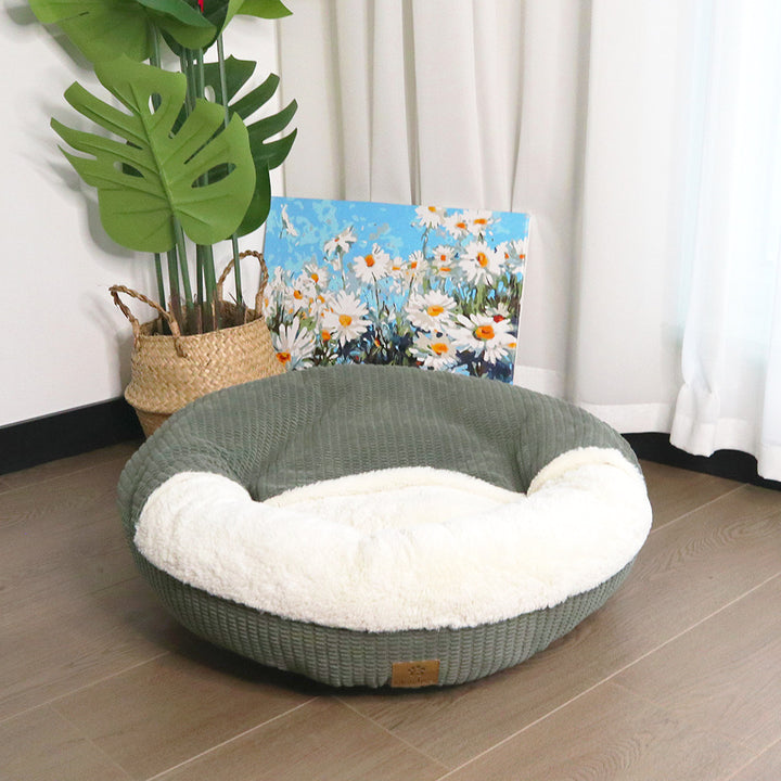 Luxurious Circular Plush dog Nest