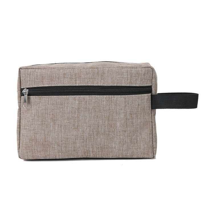 Practical cosmetic bag with two zippers Bowlift