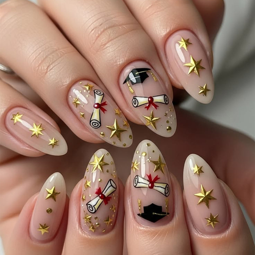 Graduate Celebration Nail Art Set Bowlift