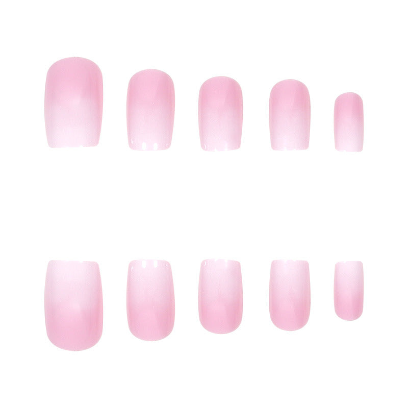 Ombre Square Press-On Nails Bowlift