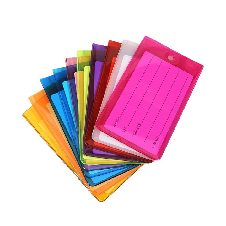 Silicone Luggage ID Tag with Writable Info Panel and Flexible Loop Strap Bowlift