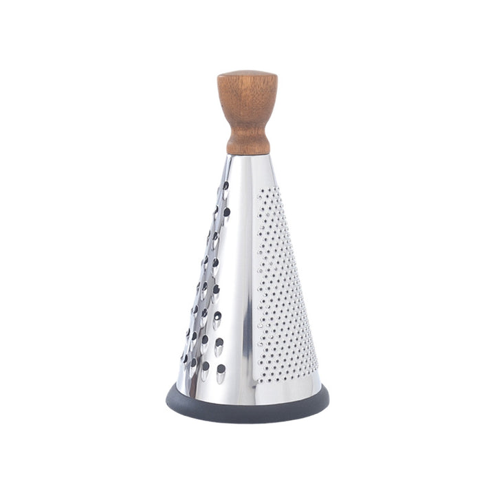 Ergonomic stainless steel kitchen grater with non-slip handle Bowlift