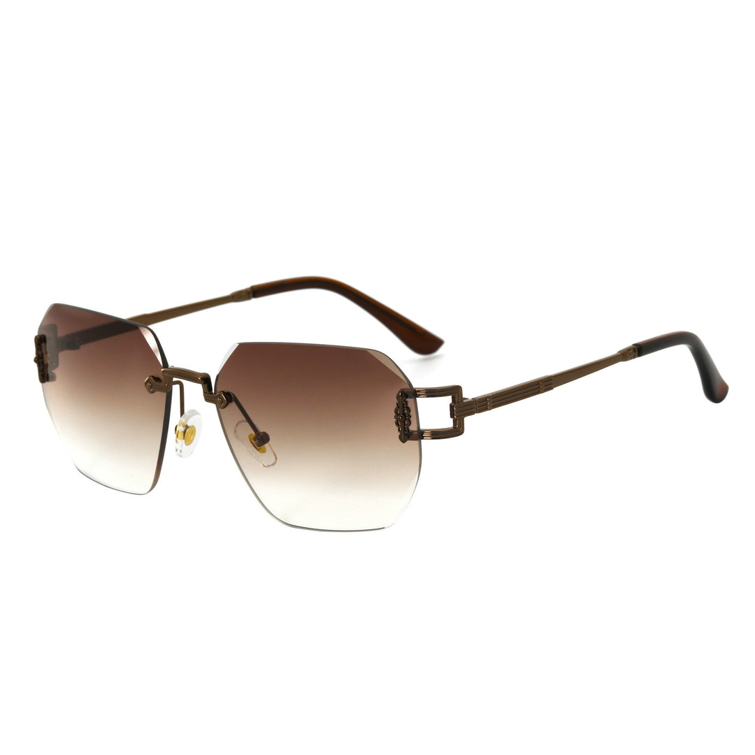 Women's Designer Sunglasses in Modern, Geometric Design Bowlift