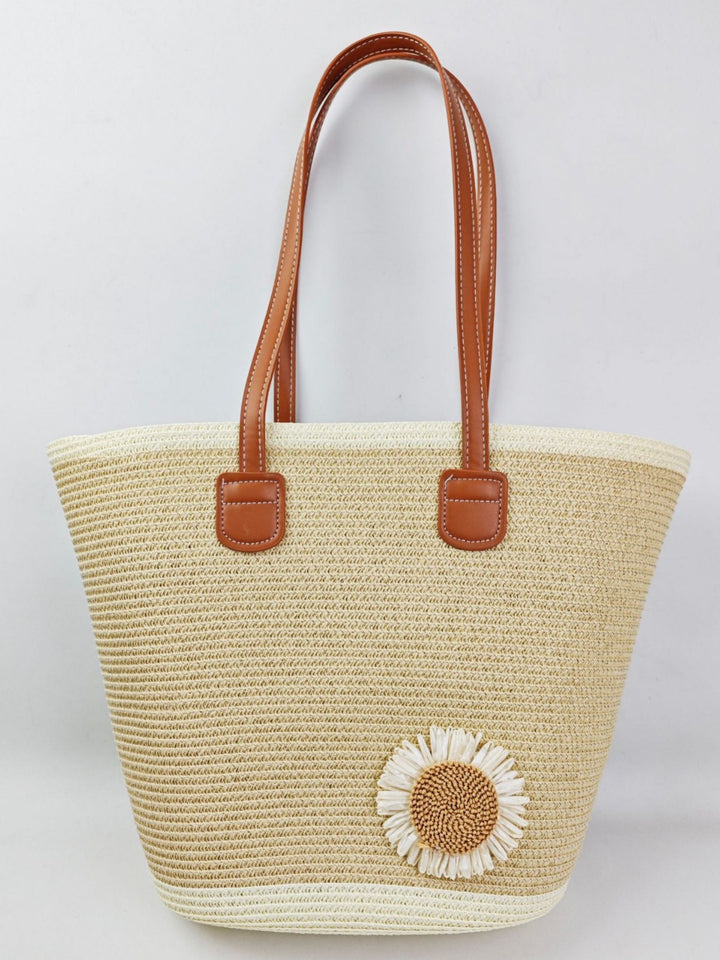 Beach bag with floral accents Bowlift