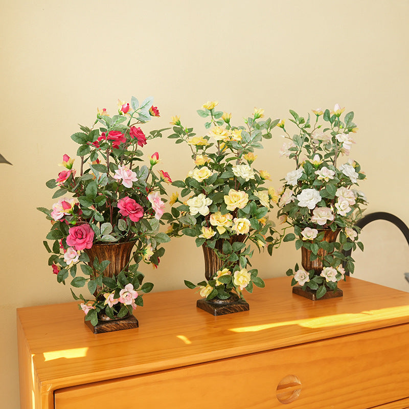 Elegant Artificial Rose Bowlift