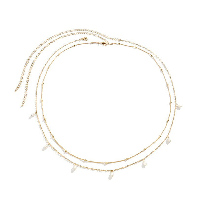 Elegant Layered Chain Necklace Bowlift