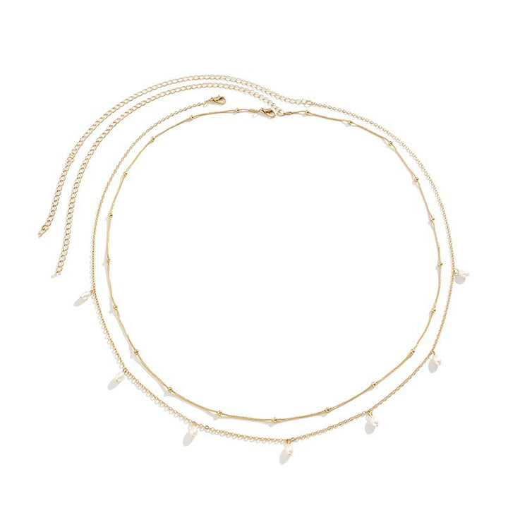 Elegant Layered Chain Necklace Bowlift