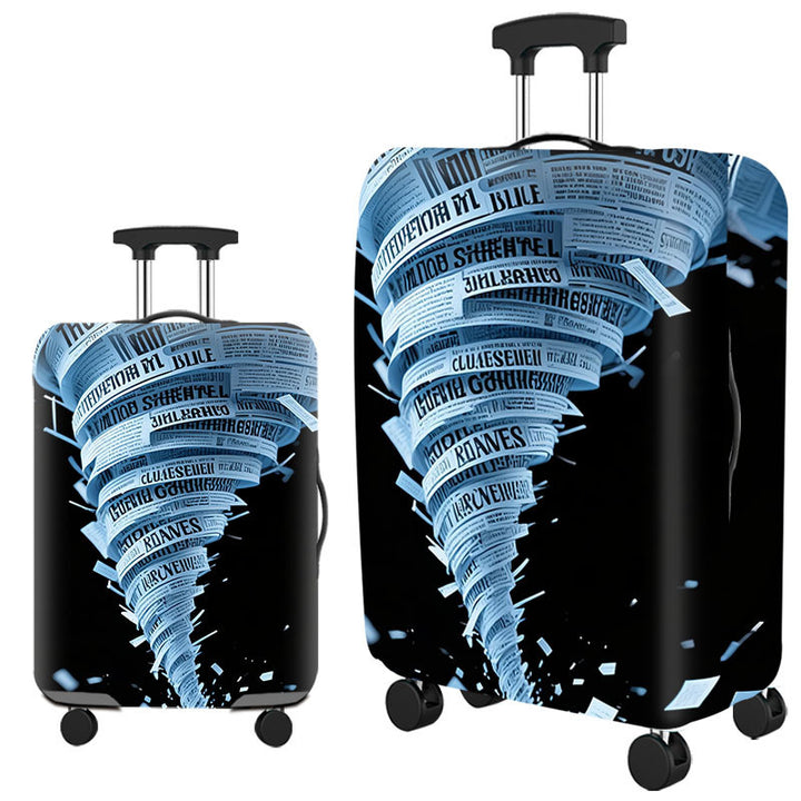 Artistic Cat-Themed Hard Shell Suitcase Bowlift