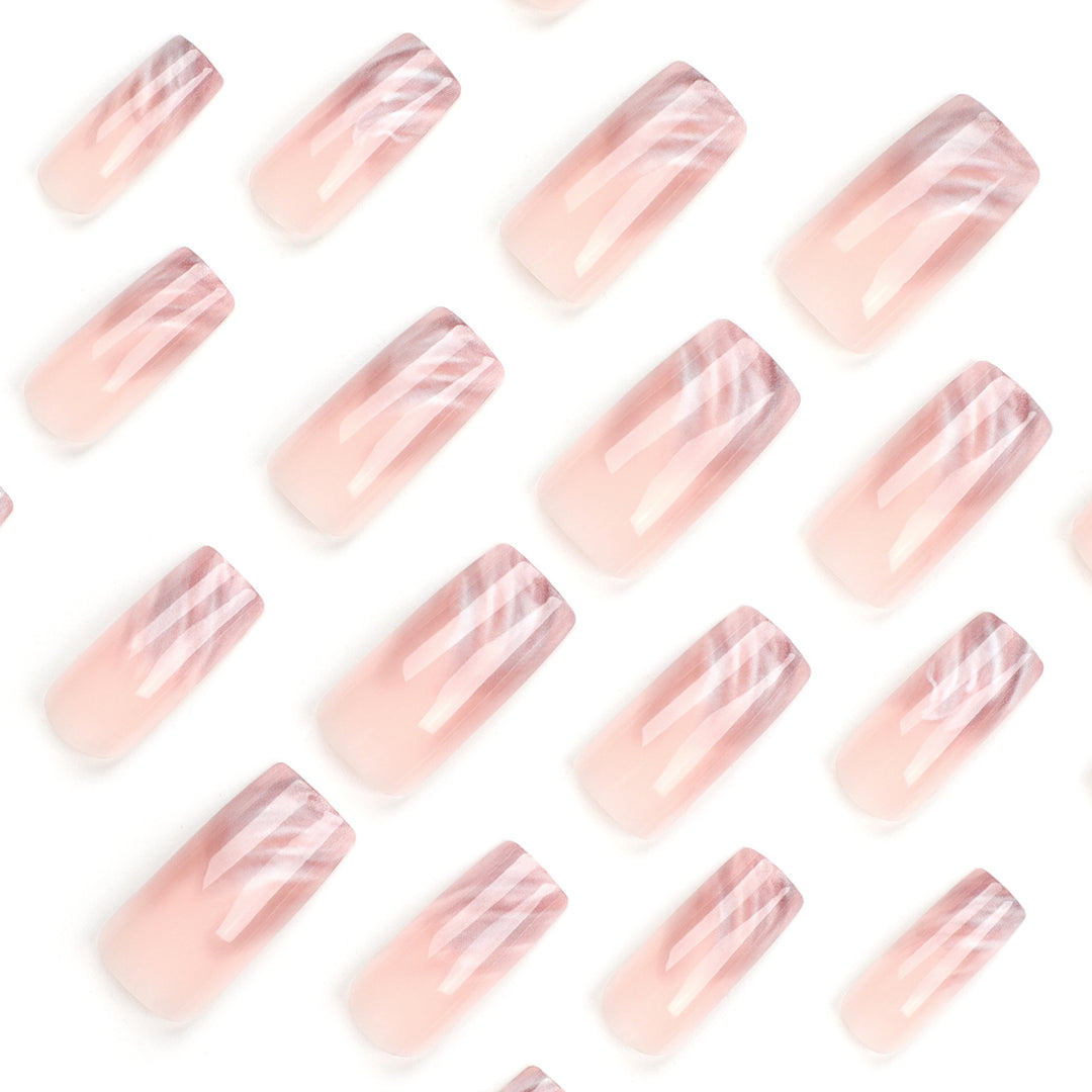 Artistic Acrylic Nails with Elegant Shine Bowlift