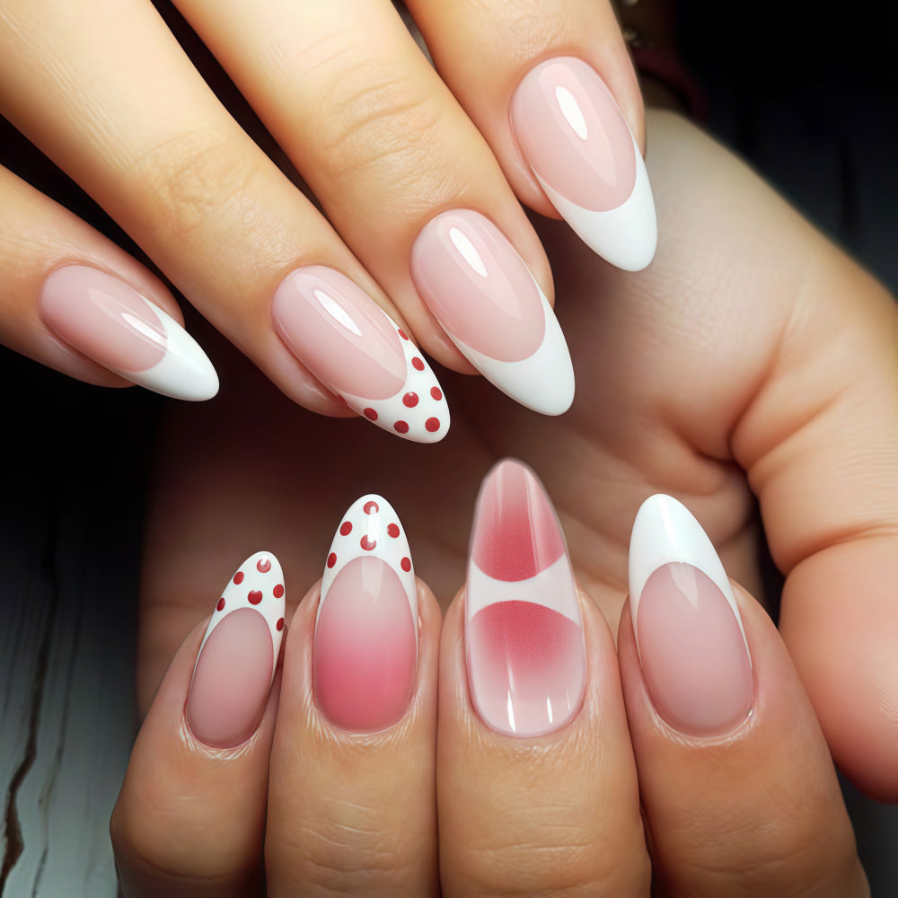 Artificial Nails Set with Elegant and Creative Designs Bowlift