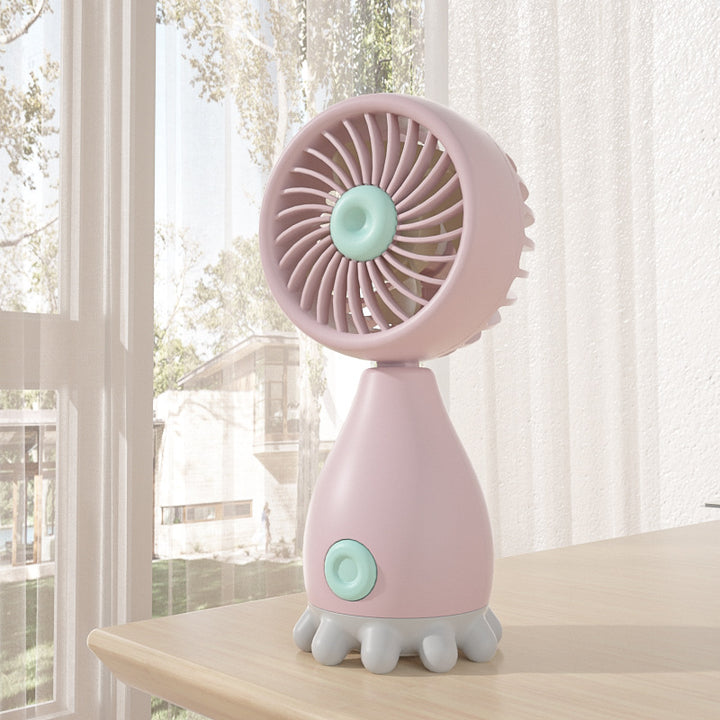 Unisex Handheld Fan with Flexible Tilt Angle Bowlift