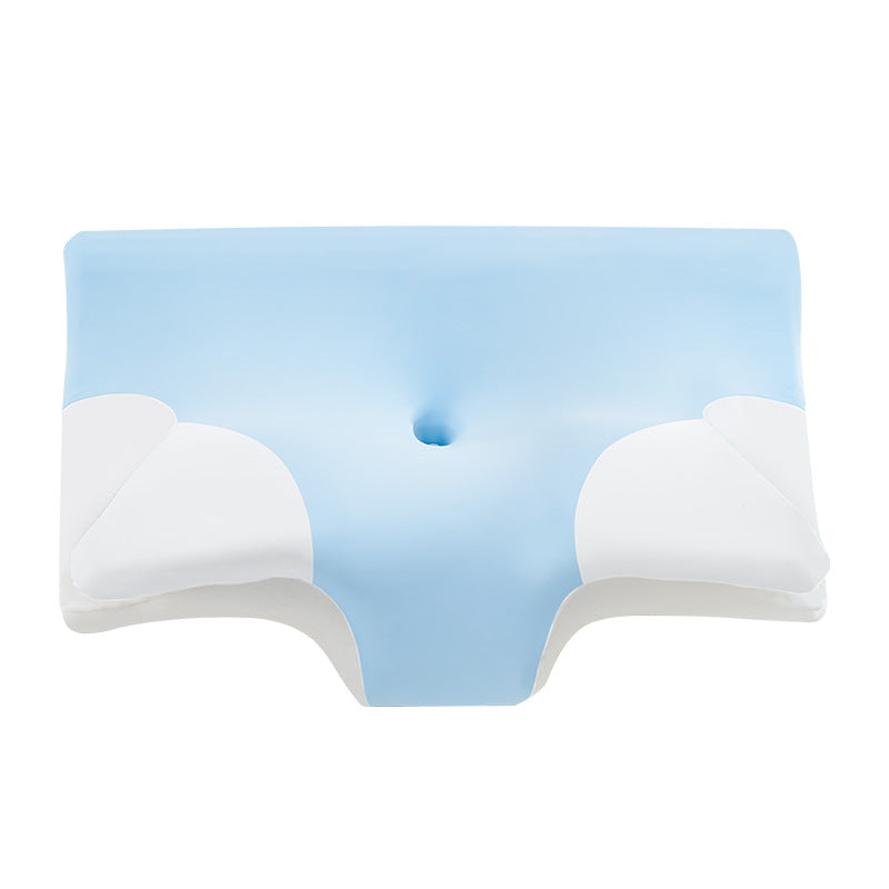 Ergonomic Contour Neck Pillow with Breathable Gel Surface Bowlift