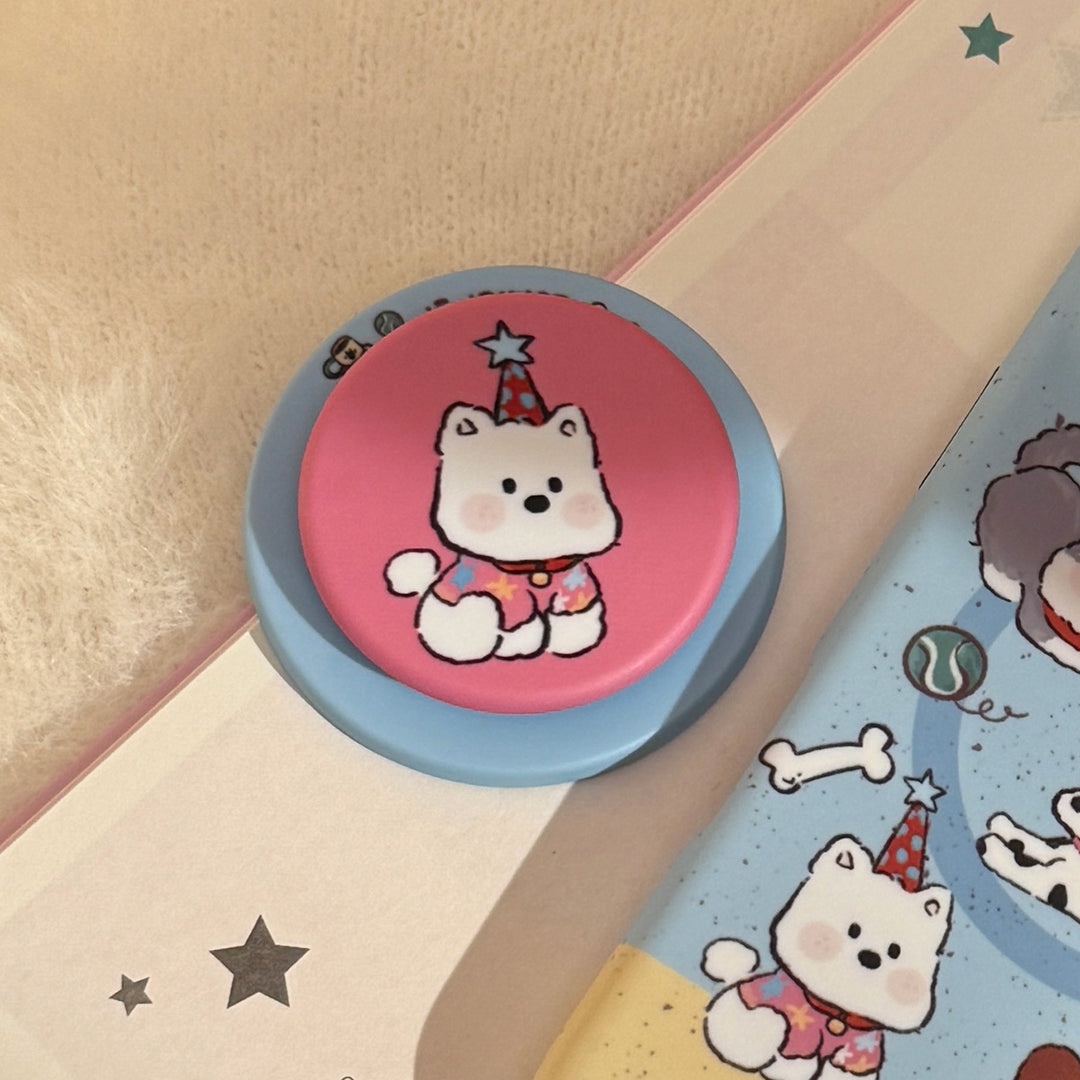 Handy stand with cute dog design Bowlift