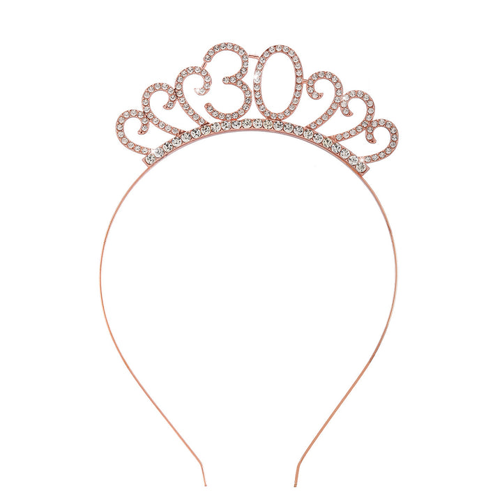 Ladies Crystal Tiara with Custom Designed Number Motif Bowlift