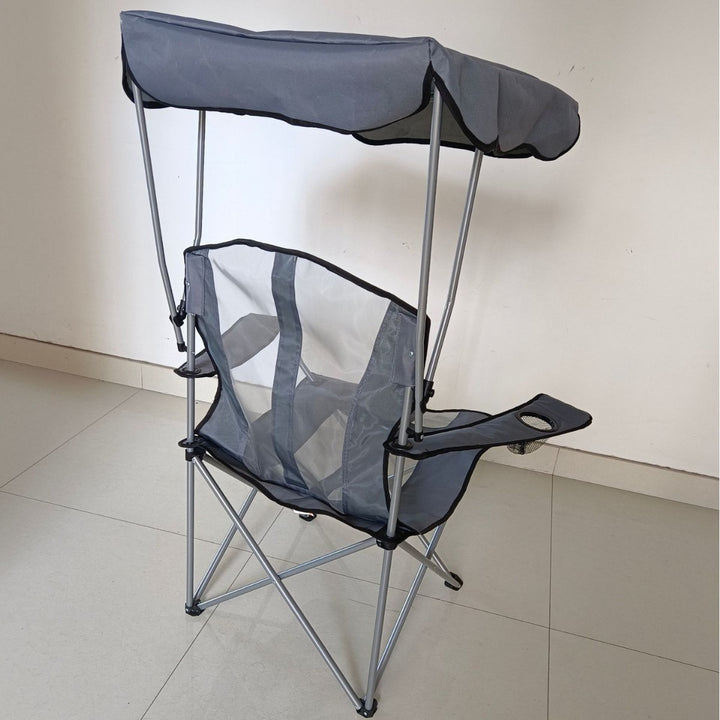 Folding chair with sunshade Bowlift