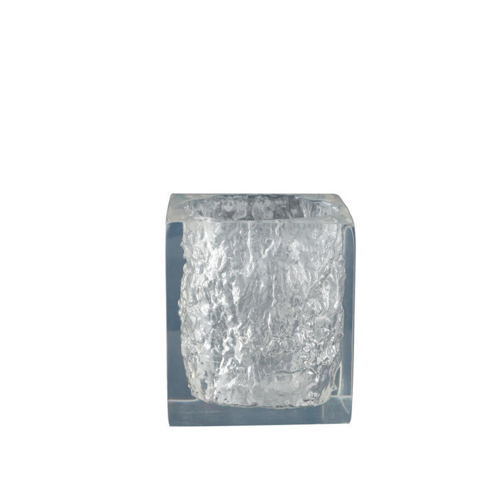 Textured Decorative Glass Planter