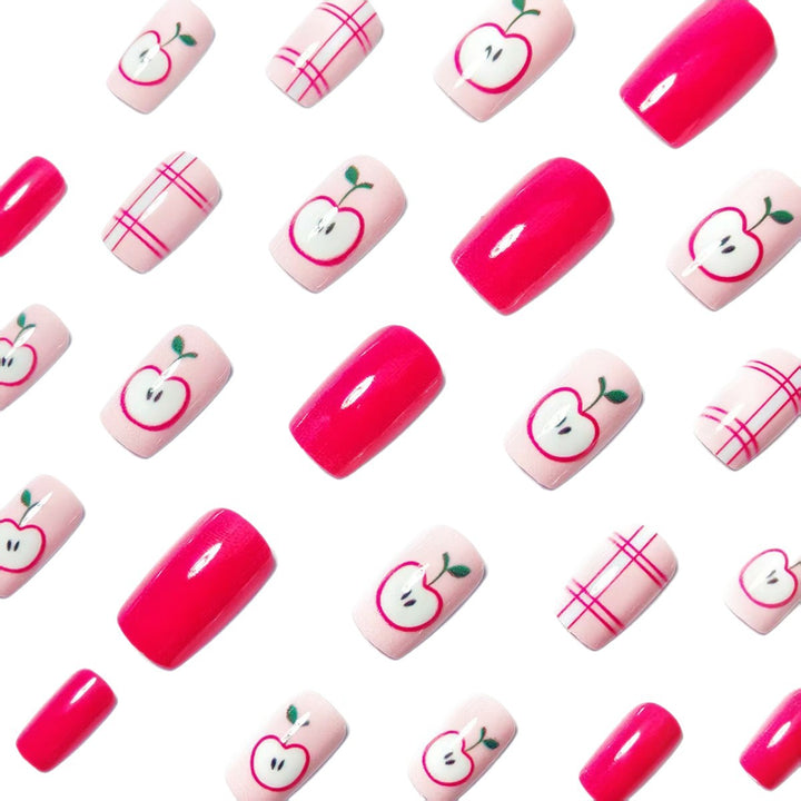 Creative Apple-Themed Nail Art Bowlift 1788155498