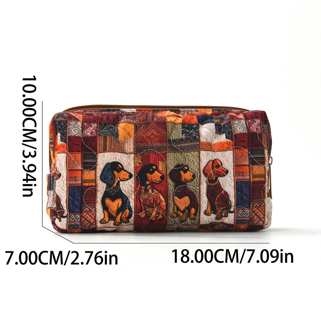 Cosmetic pouch with colorful animal design Bowlift