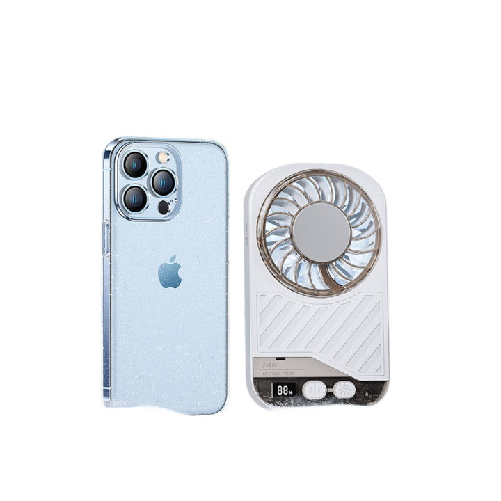 Unisex Ultra-Thin Rechargeable Handheld Fan Bowlift