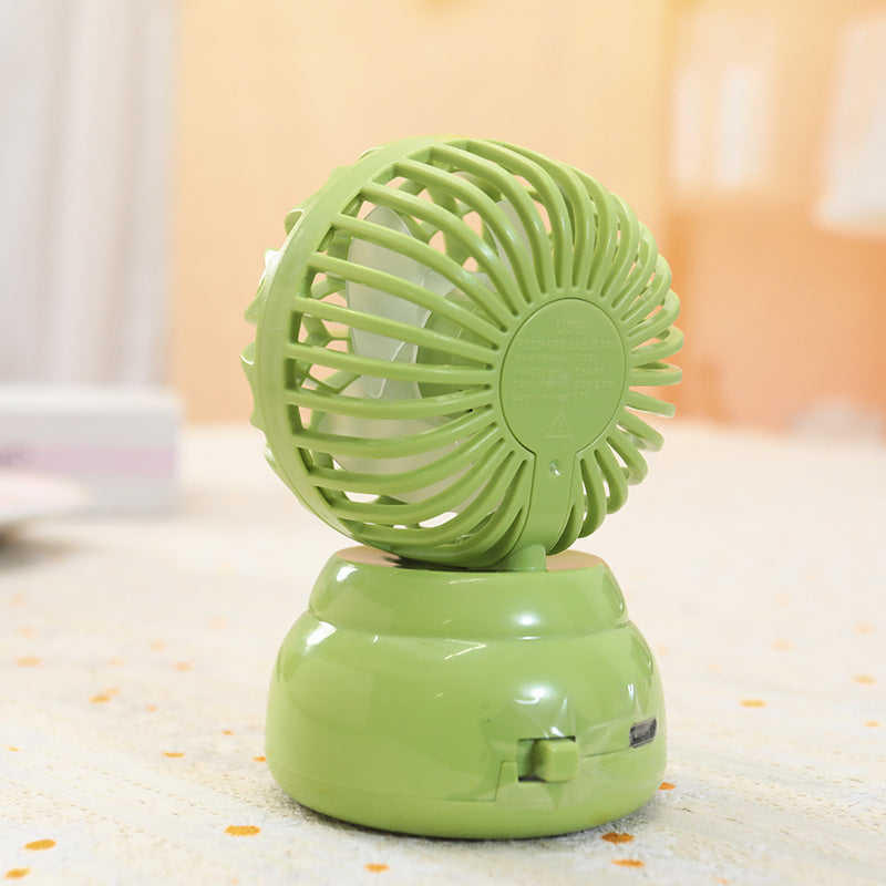 Women Portable USB Mini Fan in Stylish Plant Design Bowlift