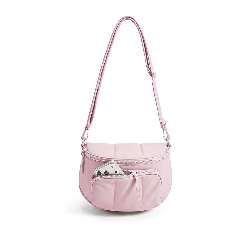 Stylish shoulder bag with detachable shoulder strap and versatile compartments Bowlift