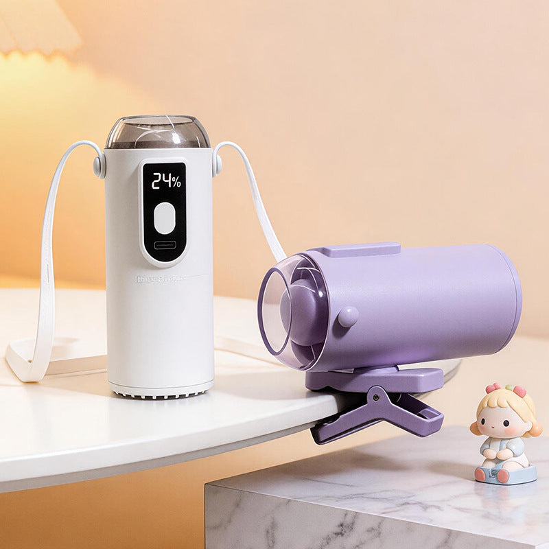 Ladies Portable USB Humidifier Fan Bowlift