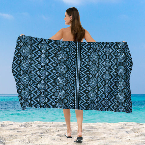 Beach towel with exclusive geometric pattern Bowlift
