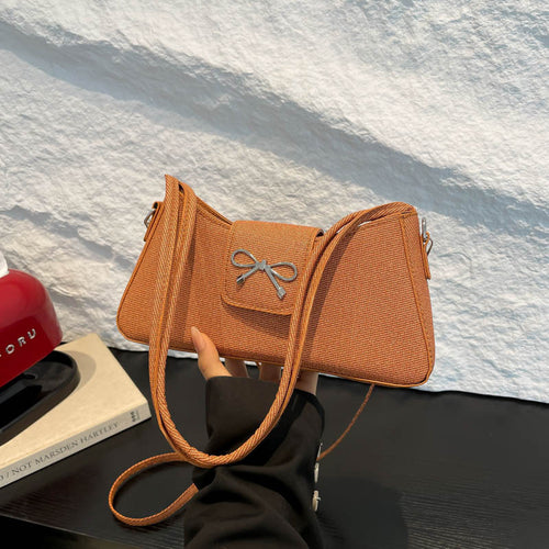 Chic Textured Mini Crossbody Bag Bowlift
