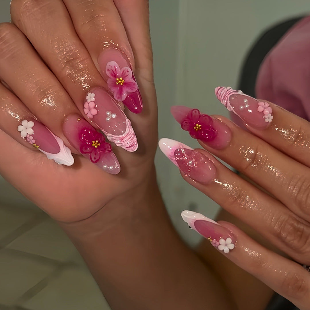 Elegant Gel Nail Art Extensions Bowlift