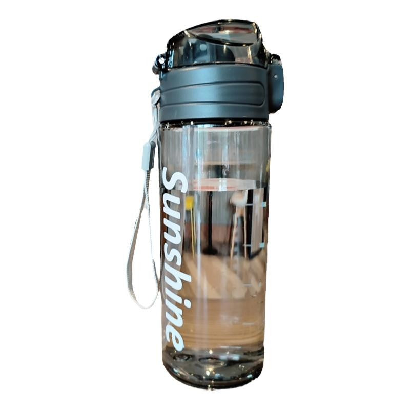 Women Transparent Water Bottle with Ergonomic Lid Bowlift