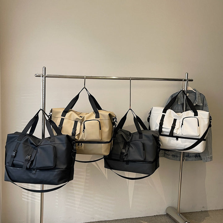 Robust Sports and Travel Bag with Versatile Compartment Design Bowlift