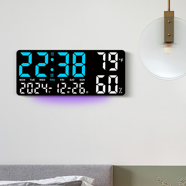 Digital multifunction alarm clock with large LED display Bowlift