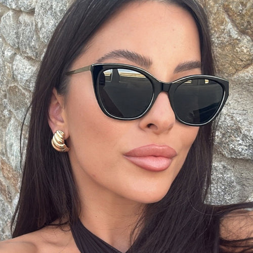 Ladies elegant Cat-Eye sunglasses with high-quality frame and UV protection Bowlift