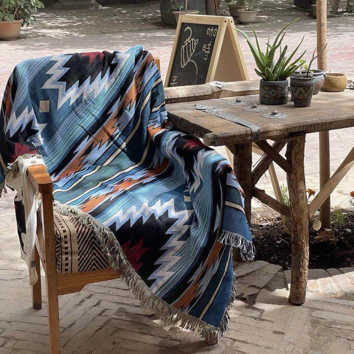 Cozy Tribal Throw Blanket