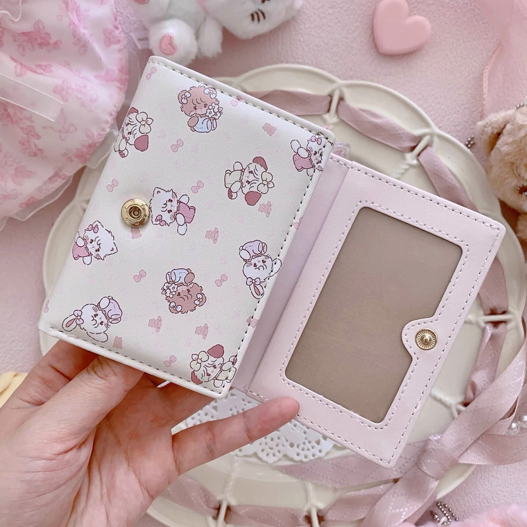 Cute Cartoon-Themed Mini Wallet Bowlift