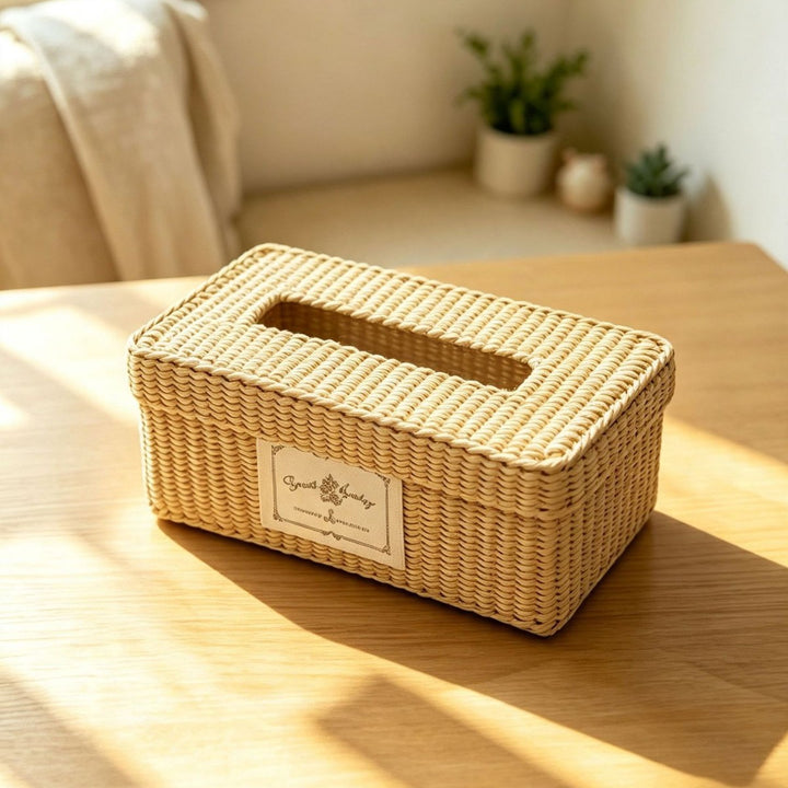 Natural Fiber Decorative Storage Box Bowlift