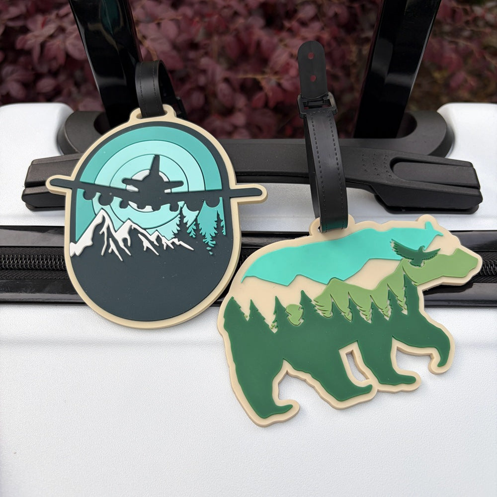 Bear-Shaped Travel Luggage Tag Bowlift