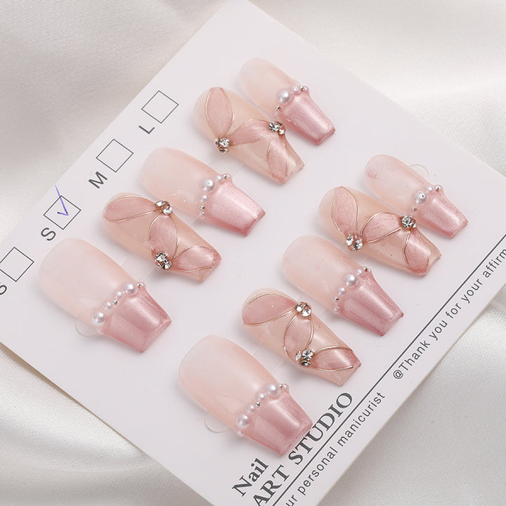 Decorative Press-On Nail Art Bowlift