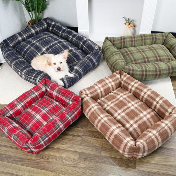 Cozy Fleece-Lined dog bed