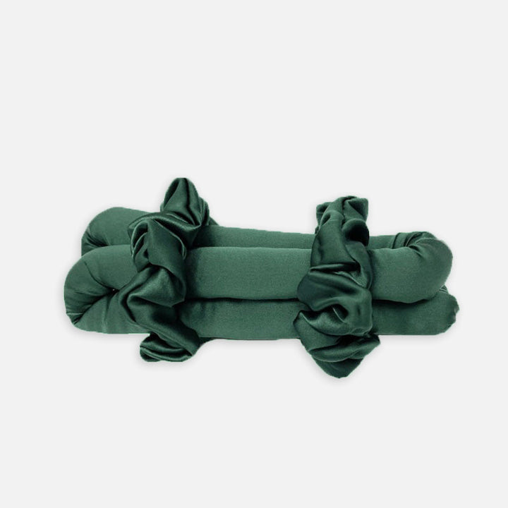 Elegant Lace-Trimmed Hair Wrap